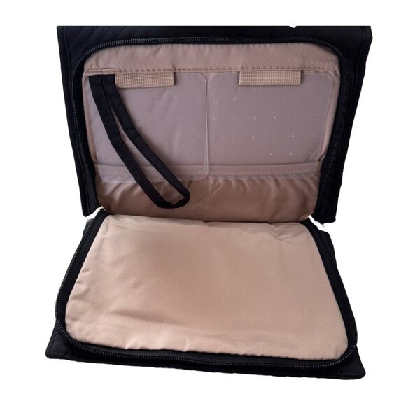 BAGSMART Travel Hanging Jewelry Organizer Case Foldable Jewelry Roll with Hanger - Picture 4 of 5